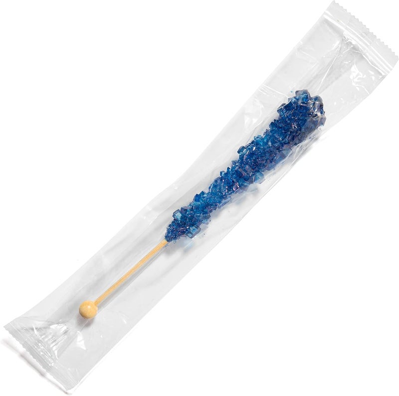 Candy Envy Navy Blue Rock Candy Sticks - 24 Pack - Image 3